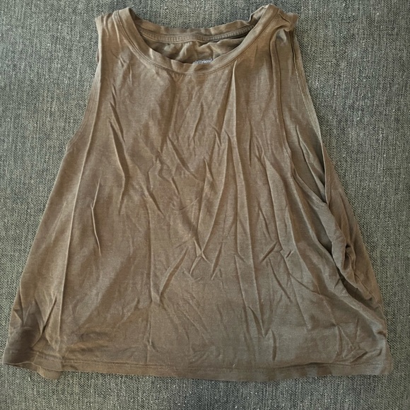 Girlfriend Collective green tank top - Picture 1 of 3